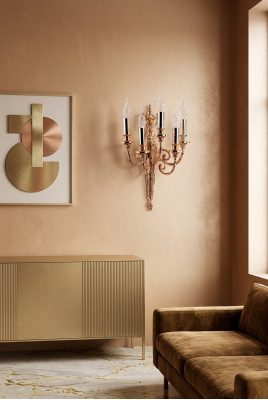 Applique murale Lampe murale Lampes Appliques Bougies Or Appliques Murales Luminaire