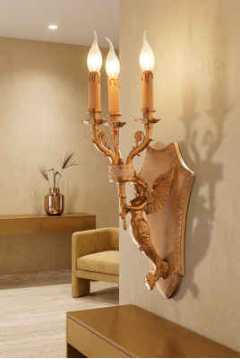 Lampe murale dorée Design Luminaire Lampe Salon Luxe Chambre nouvelle