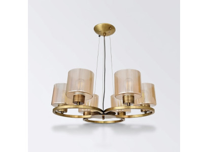 Lustre Moderne Salon Plafonnier Luxe Nouveau Lustre en Verre
