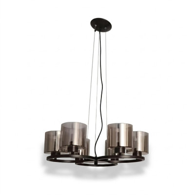 Lustre de plafond Luminaire Plafonnier Noir Verre lustre
