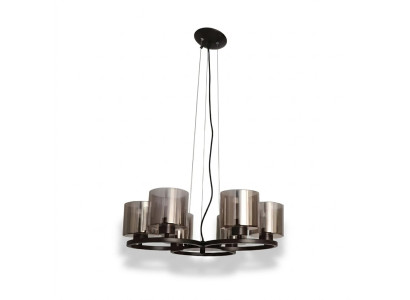 Lustre de plafond Luminaire Plafonnier Noir Verre lustre