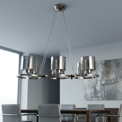 Lampe de plafond de luxe Belle lustre de plafond en verre Salon