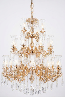 Lustre royal en cristal pour le salon, plafonnier luxueux