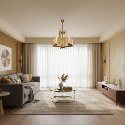 Plafonnier Lampe de salon Suspension Lustre Verre nouveau luminaire de luxe