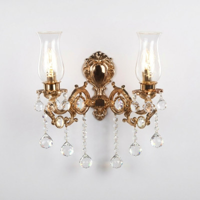 Applique murale Salon Luxe or Chambre Moderne Lustre Cristal