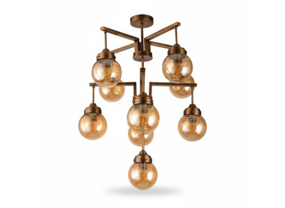 Lampe vintage, luminaire, plafonnier, lampes abstraites, lustre de plafond, lustre