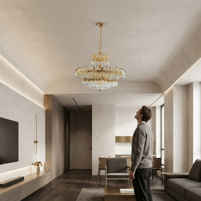 Lustre Lampe Luminaire Salon Plafonnier Luxe Luminaires