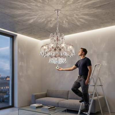 Lustre Lustre Lampe Lampes Lustrer Lampe de plafond 55x100
