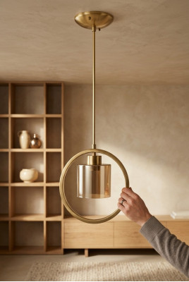 Lustre de luxe Lustre Plafond Luminaires Salon Lustré Verre nouveau