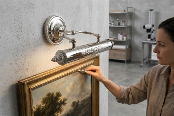 Applique murale élégante pour le salon avec une base en métal luxueuse