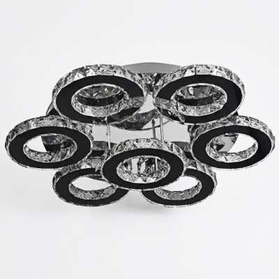 Lustre Plafonnier Lampe de plafond Salon Cristal neuf LED 65W