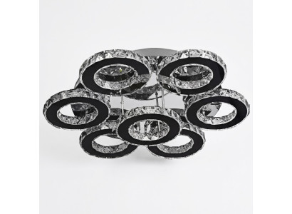Lustre Plafonnier Lampe de plafond Salon Cristal neuf LED 65W