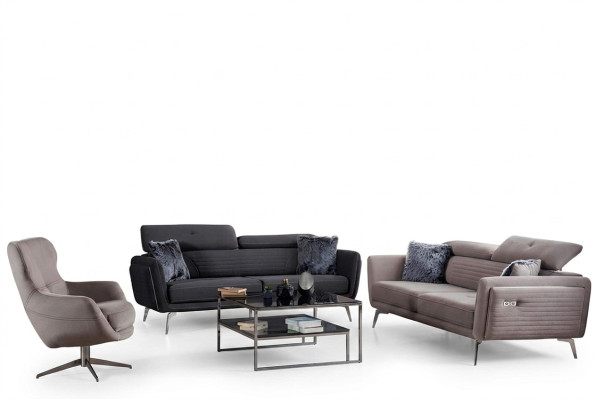 Canapé doux 2 places ajustable de style moderne pour votre maison