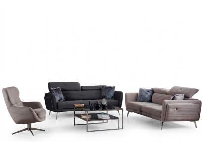 Canapé doux 2 places ajustable de style moderne pour votre maison