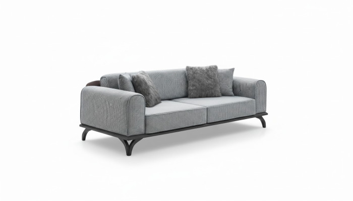 Canapé 3 places 227cm Canapé Canapés Rembourrage Mobilier Textile Tissu
