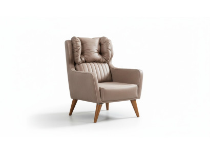 Fauteuil de style maison de campagne avec fauteuil à ailes, pour se détendre devant la télévision, canapé 1 place.