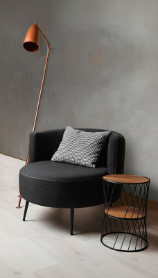 Fauteuil moderne noir pour salon Fauteuil de club Fauteuil moderne pour salon Nouveau