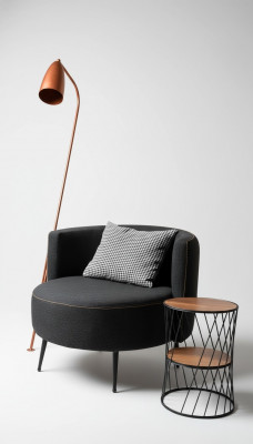 Fauteuil moderne noir pour salon Fauteuil de club Fauteuil moderne pour salon Nouveau