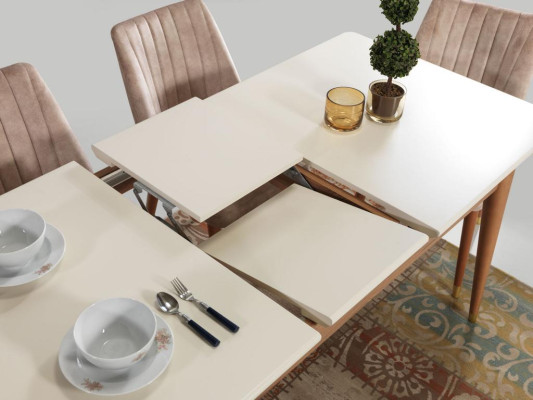 Tisch Esstisch Esszimmer Stil Modernes Design Tisch Holz Möbel Luxus Tische