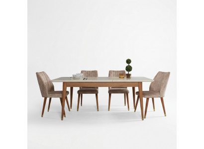 Tisch Esstisch Esszimmer Stil Modernes Design Tisch Holz Möbel Luxus Tische