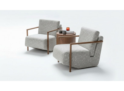 Fauteuil Salon Mobilier Design Moderne Rembourrage 1 Place Détente Gris Club