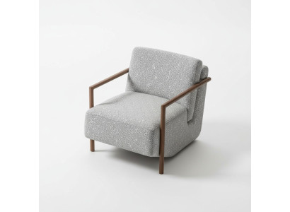 Fauteuil gris Design de meubles de salon Moderne Luxe Siège simple Club de détente