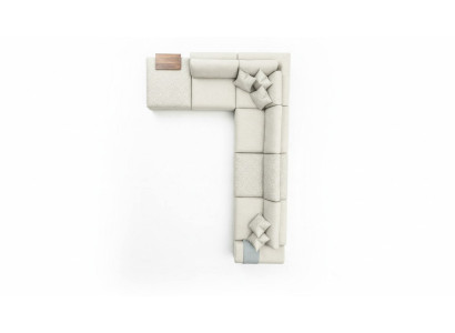 Canapé Mobilier de style italien Canapé d'angle Canapé d'angle Paysage vivant Suite d'angle