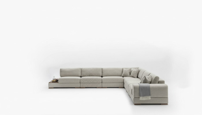 Canapé d'angle Canapé rembourré Salon de luxe Canapé Moderne Mobilier neuf