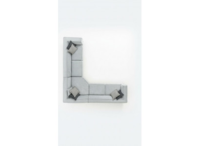 Canapé d'angle en forme de L, canapé rembourré, meuble de salon 340x340 canapés d'angle, canapés
