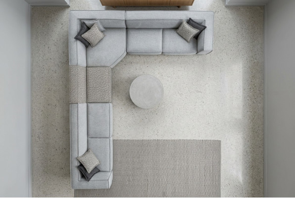 Canapé d'angle en L Design Canapés modernes Canapé Salon Canapé rembourré 430x340