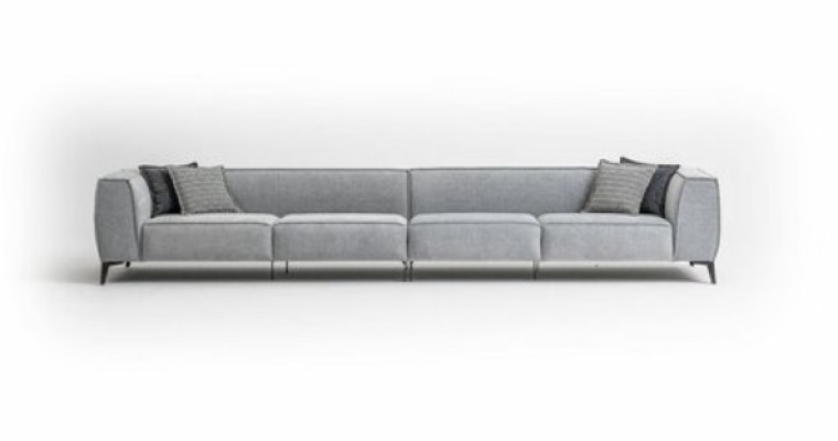 Canapé moderne de salon canapé moderne de 6 places en tissu 420cm