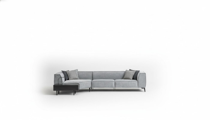 Canapé d'angle en L, rembourrage Canapé Salon Style Mobilier Canapés Canapé 340x165