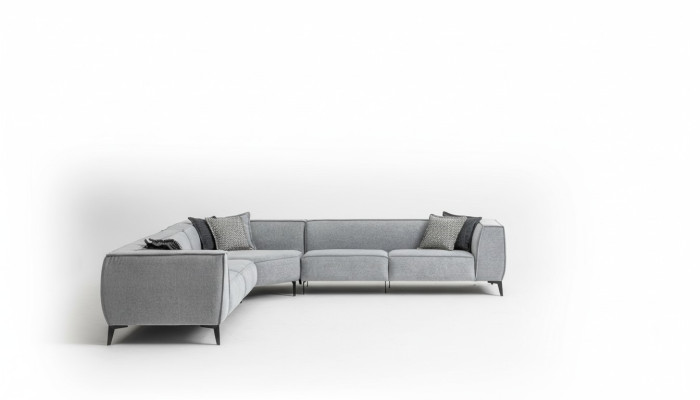 Canapé d'angle Canapé rembourré Salon Canapé Canapé en L-Forme Design Moderne Nouveau