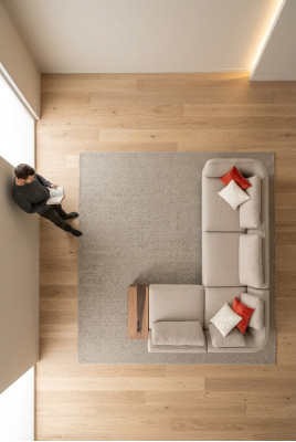 Canapé d'angle en L design moderne pour salon Meuble nouveauté