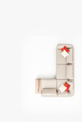 Canapé d'angle en L design moderne pour salon Meuble nouveauté
