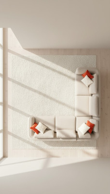 Canapé d'angle Canapé Canapé rembourré en forme de L Salon Ensemble d'angle Canapés Canapé 312x312