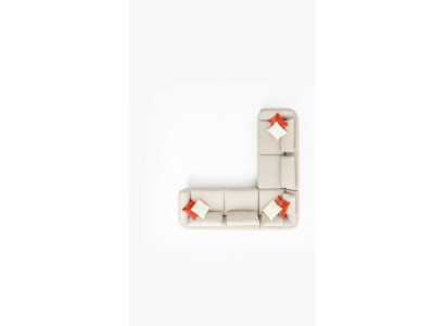 Canapé d'angle Canapé Canapé rembourré en forme de L Salon Ensemble d'angle Canapés Canapé 312x312