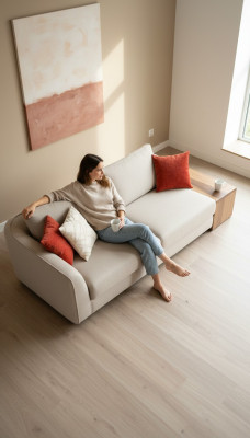 Canapé 3 places Rembourrage Canapés Design Luxe 245cm Meubles xxl grands canapés