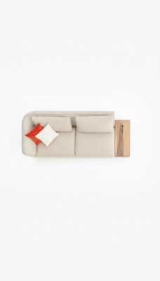 Canapé 3 places Rembourrage Canapés Design Luxe 245cm Meubles xxl grands canapés