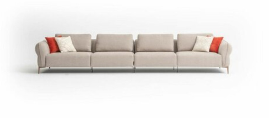 Canapé 6 places Canapé rembourré Salon de luxe Style de design moderne nouveau