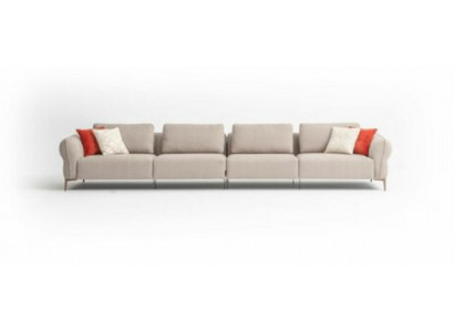 Canapé 6 places Canapé rembourré Salon de luxe Style de design moderne nouveau