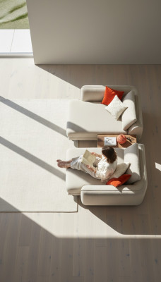 Canapé Canapé Meubles Chaise longue Paysage vivant Canapés Canapés Salon