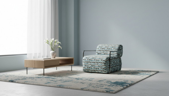 Fauteuil de luxe Salon mobilier Textile Moderne Relax Club 1 siège Meubles