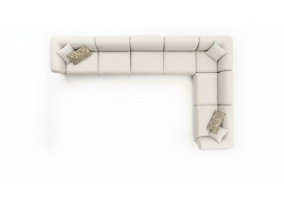 Canapé d'angle Style suite d'angle Canapé d'angle Rembourrage Canapés Forme en L Canapé 495x315cm