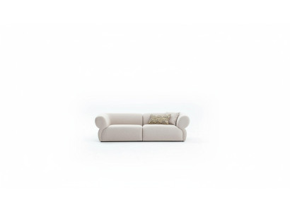 Canapé Canapé Rembourrage Meuble Trois Places 3 Places Canapé Design Moderne Beige
