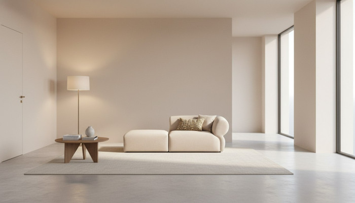 Canapé en textile 3 places Salon Mobilier de luxe Design Canapé Beige 215 cm