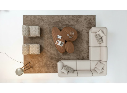 Canapé d'angle Canapé d'angle Rembourrage Mobilier Canapé d'angle Ensemble de canapés Forme en L 2x Fauteuil