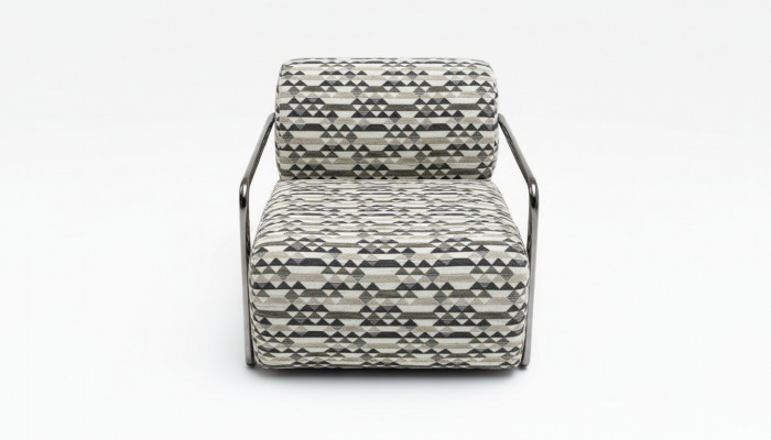 Fauteuil design moderne 1 place Salon Luxe Rembourrage en textile Meubles