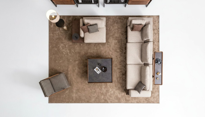 Sofa Set Living landscape Corner sofa Suite Fabric set Textile Sofas Ensemble de canapé Ensemble de canapé d'angle en tissu Suite de canapé Canapés en textile