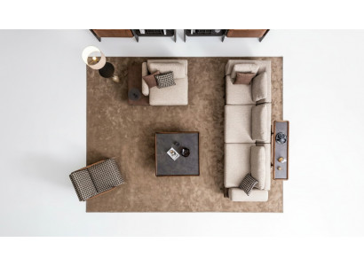 Sofa Set Living landscape Corner sofa Suite Fabric set Textile Sofas Ensemble de canapé Ensemble de canapé d'angle en tissu Suite de canapé Canapés en textile